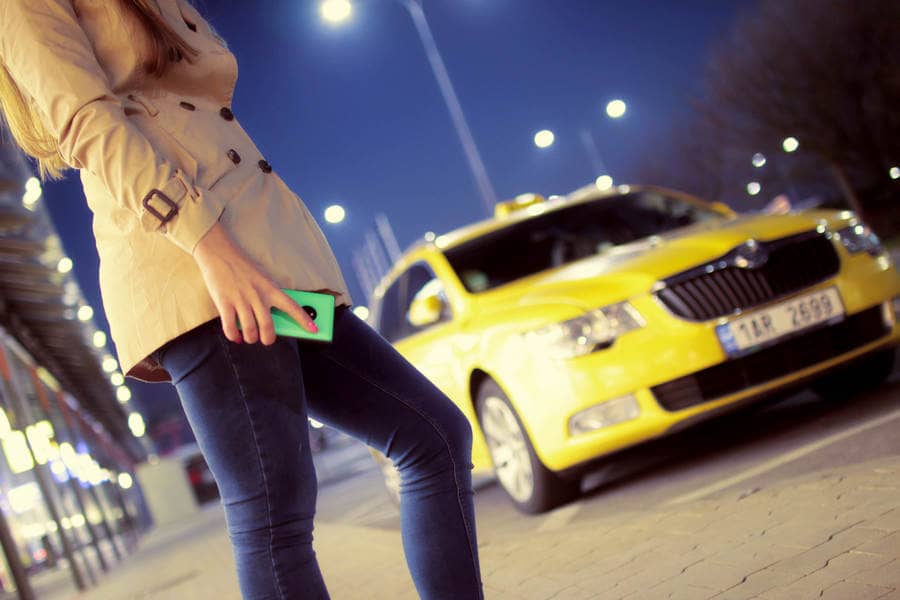 Pojištění taxi vozu služby